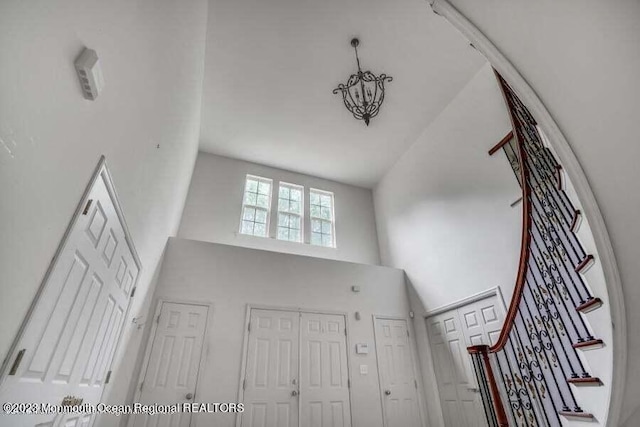 2557 Huckleberry Rd, Manchester, NJ 08759 - entryway with a high ceiling
