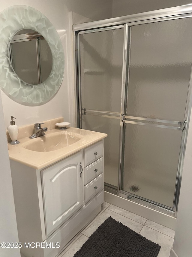 27 Stonehenge Ct, Jackson, NJ 08527 - full bath with vanity and a stall shower