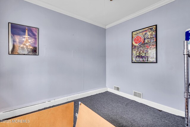 1012 Bismarck St, Toms River, NJ 08757 - carpeted spare room featuring ornamental molding and baseboards
