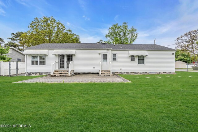 1012 Bismarck St, Toms River, NJ 08757 - back of property featuring entry steps and a patio