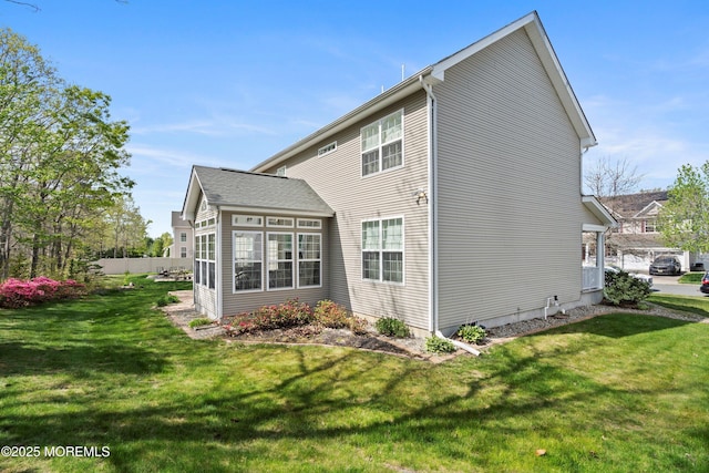 55 Freedom Hills Dr, Barnegat, NJ 08005 - back of house with a lawn