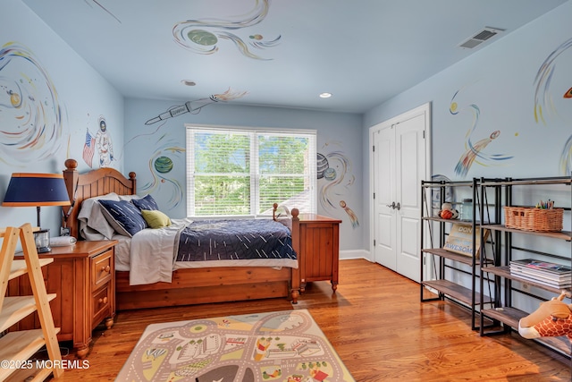 7 Seagull Ln, Lincroft, NJ 07738 - bedroom with light wood-type flooring and recessed lighting
