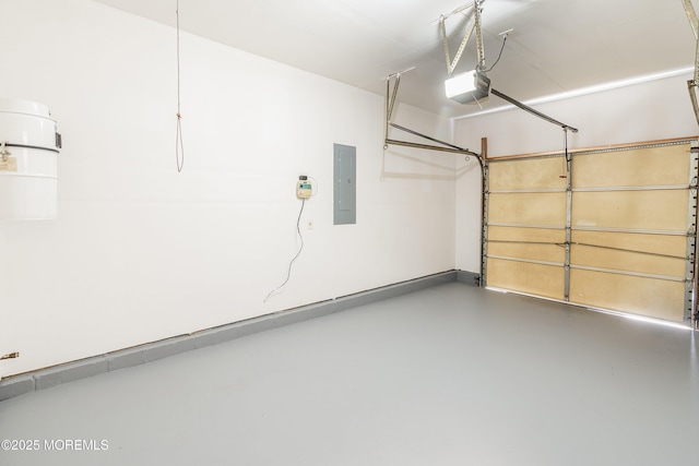 43 Osprey Pl, Barnegat, NJ 08005 - garage with a garage door opener and electric panel
