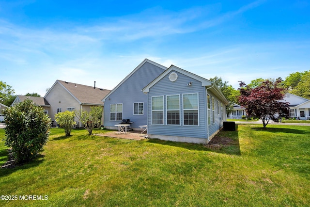 43 Osprey Pl, Barnegat, NJ 08005 - back of house featuring a patio and a lawn