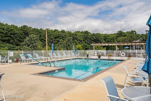 43 Osprey Pl, Barnegat, NJ 08005 - community pool with a patio area and fence