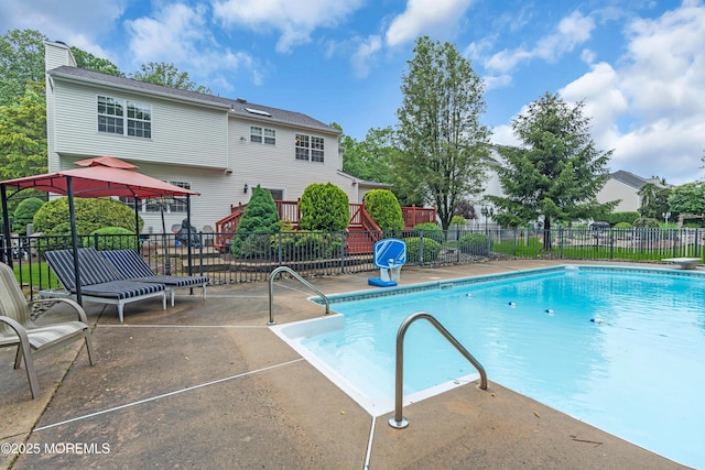 352 Meadowood Rd, Jackson, NJ 08527 - view of pool with a gazebo, fence, and a patio area