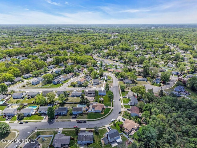 22 Orchard Ct, Howell, NJ 07731 - aerial perspective of suburban area featuring a forest
