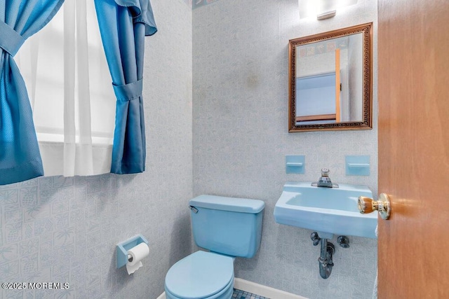 22 Orchard Ct, Howell, NJ 07731 - half bath with toilet and tile walls