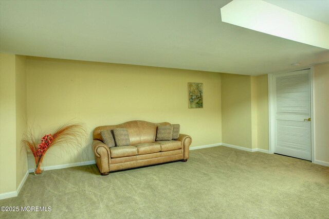 7 Mccampbell Rd, Holmdel, NJ 07733 - living room featuring baseboards and carpet flooring