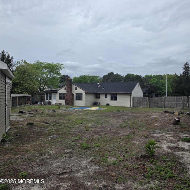56 Georgetown Blvd, Barnegat, NJ 08005 - view of yard with fence