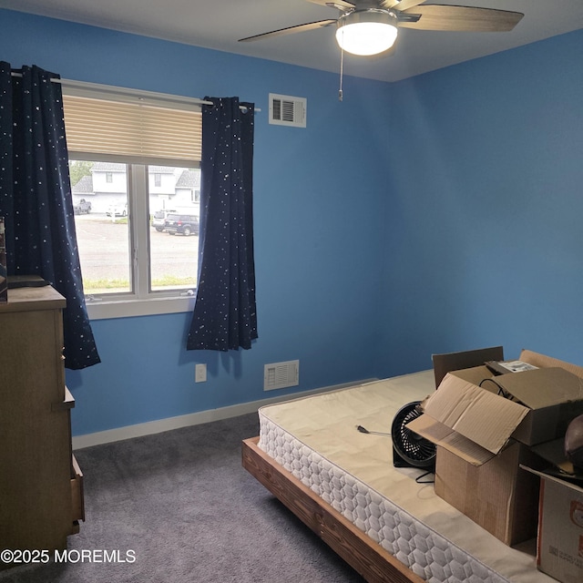 56 Georgetown Blvd, Barnegat, NJ 08005 - carpeted bedroom with baseboards and ceiling fan