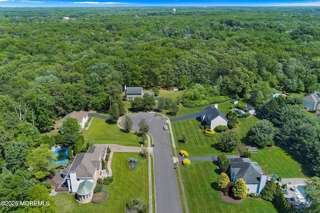 24 Statesboro Rd, Freehold, NJ 07728 - aerial view of property's location featuring a forest