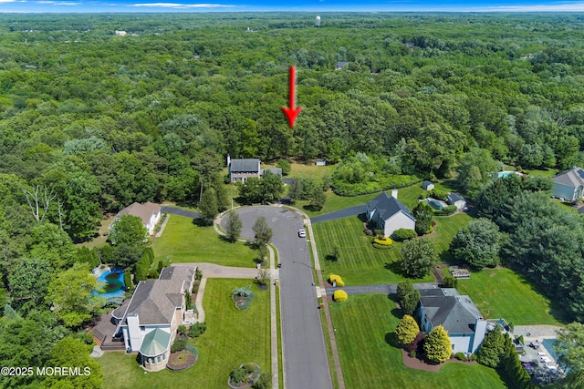 24 Statesboro Rd, Freehold, NJ 07728 - aerial view of property's location featuring a heavily wooded area