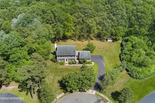 24 Statesboro Rd, Freehold, NJ 07728 - view of subject property with a heavily wooded area