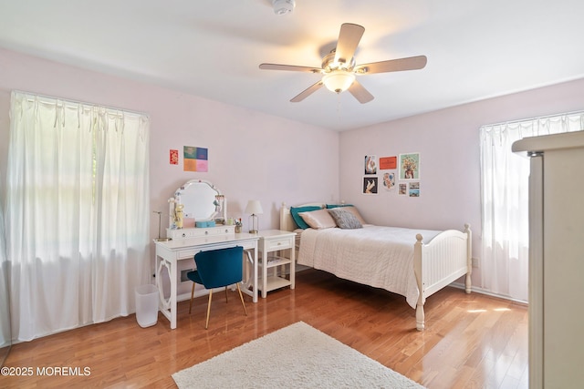 24 Statesboro Rd, Freehold, NJ 07728 - bedroom featuring wood finished floors and ceiling fan