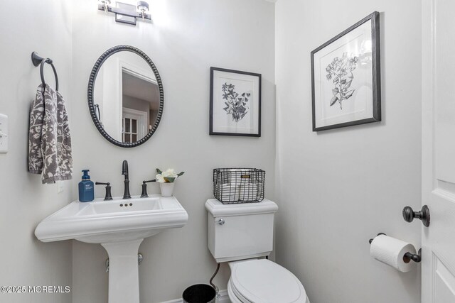 3 Ardmore Pl, Holmdel, NJ 07733 - half bathroom featuring toilet and a sink