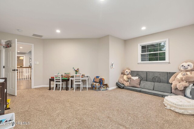 3 Ardmore Pl, Holmdel, NJ 07733 - carpeted living area featuring recessed lighting and baseboards