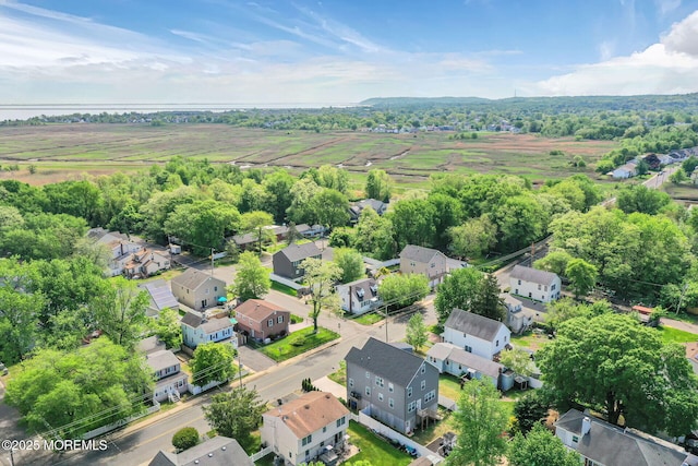 aerial view of residential area