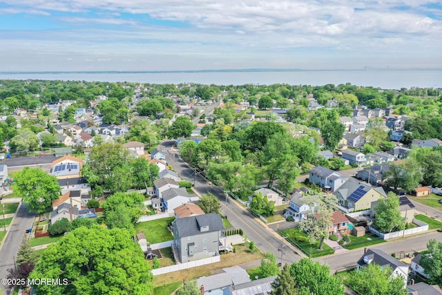 aerial view of residential area