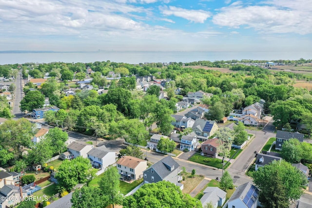 aerial view of residential area