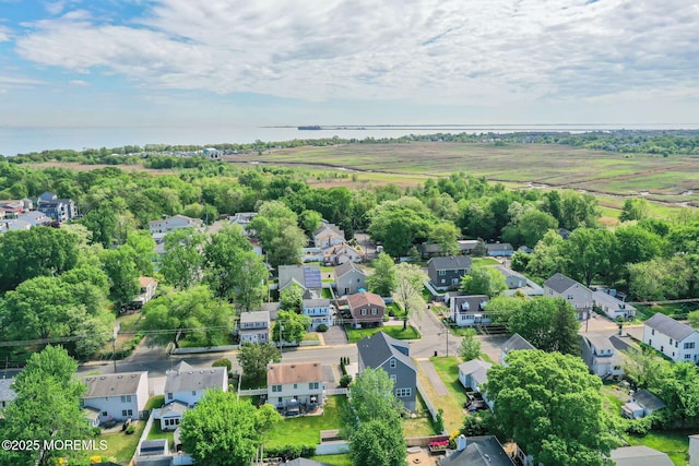 aerial view of residential area
