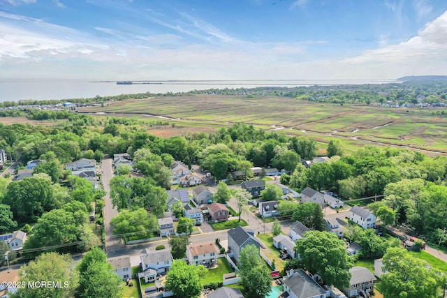 aerial view of residential area