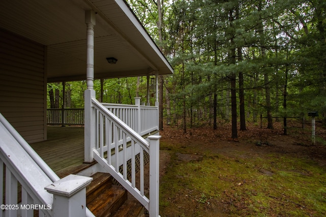 3257 Ridgeway Blvd, Manchester, NJ 08759 - view of wooden terrace