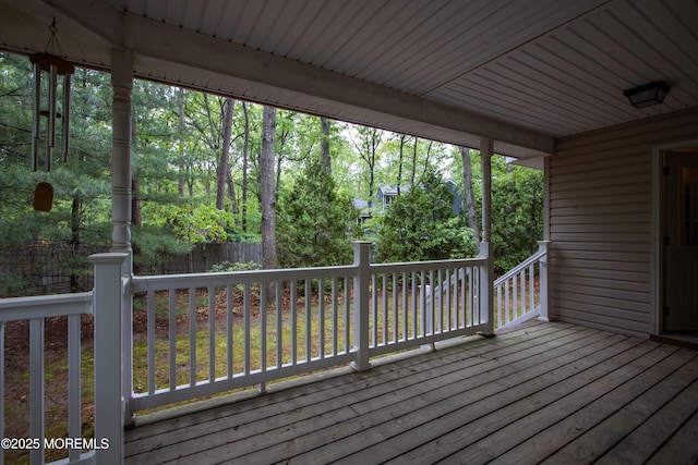3257 Ridgeway Blvd, Manchester, NJ 08759 - view of wooden terrace
