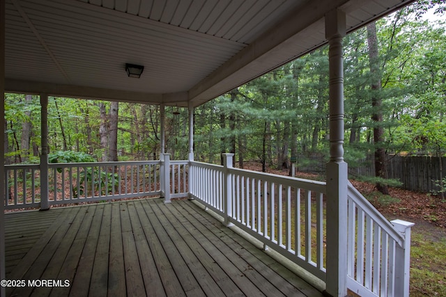 3257 Ridgeway Blvd, Manchester, NJ 08759 - view of wooden deck