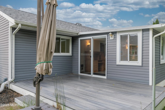 129 Guadeloupe Dr, Toms River, NJ 08757 - view of wooden terrace