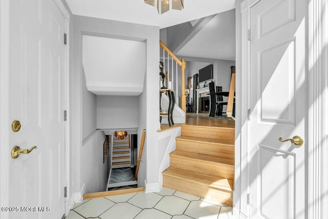 view of staircase