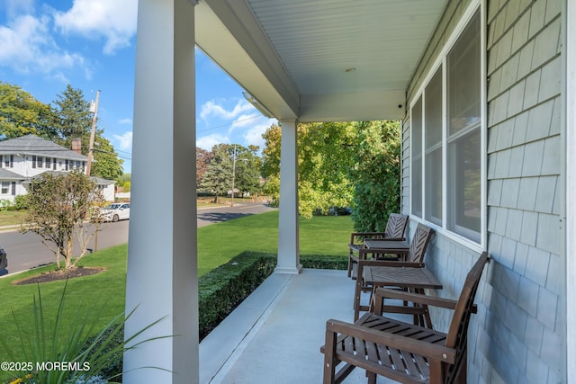 18 Franklin Pkwy, West Long Branch, NJ 07764 - view of patio featuring a porch