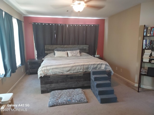 114 Forrest Ave, Forked River, NJ 08731 - bedroom featuring carpet floors and ceiling fan