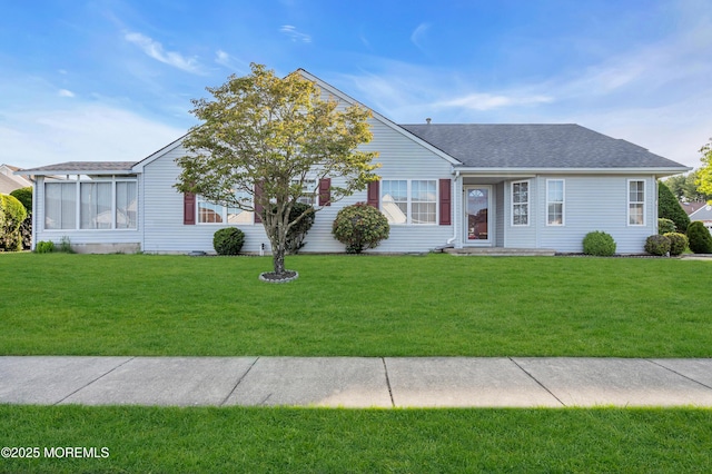 20 Abergele Dr, Toms River, NJ 08757 - single story home with a front yard and roof with shingles