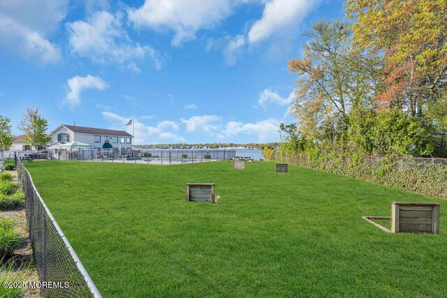 74 Dock Rd, Brick, NJ 08723 - view of yard featuring a water view