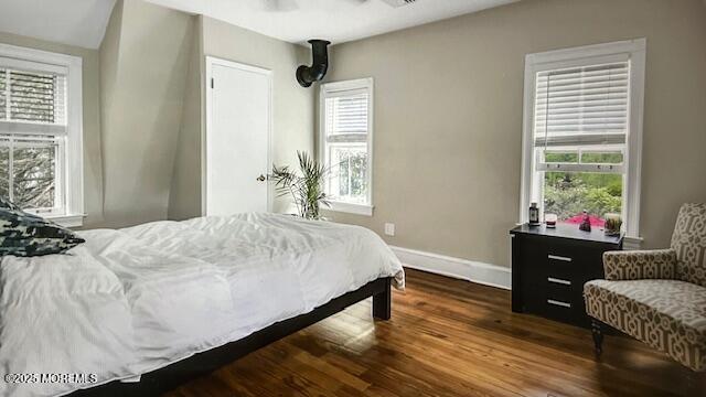 46 Grand Tour, Highlands, NJ 07732 - bedroom featuring baseboards and wood finished floors