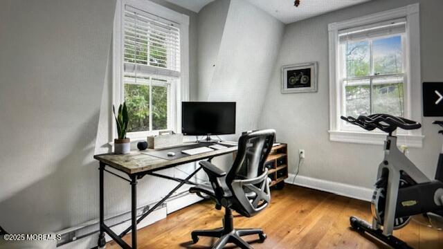 46 Grand Tour, Highlands, NJ 07732 - office featuring wood finished floors and baseboards