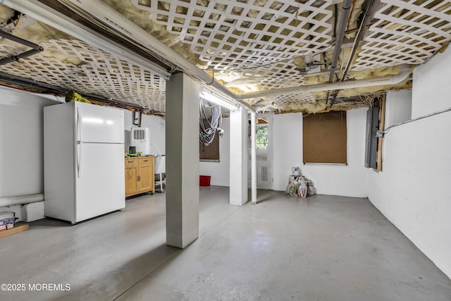 46 Grand Tour, Highlands, NJ 07732 - basement with freestanding refrigerator and electric panel