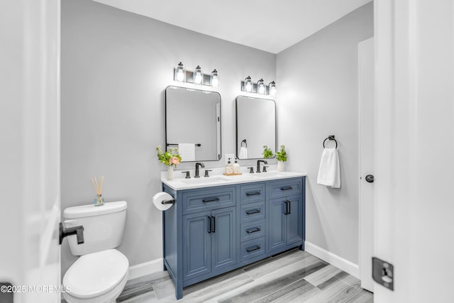 3 Toledo Dr, Brick, NJ 08723 - full bath featuring double vanity and wood finished floors