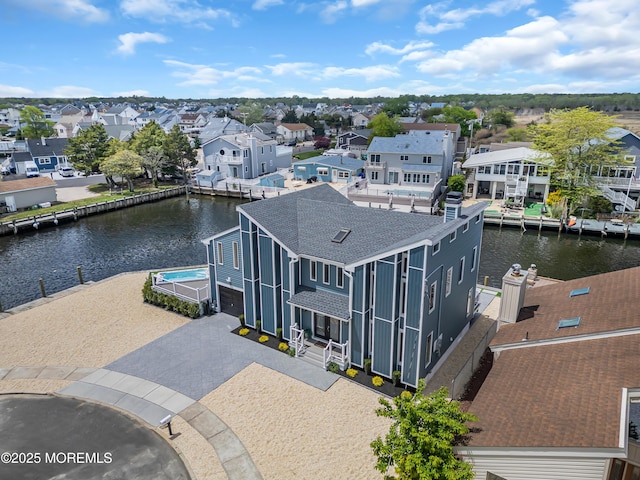 3 Toledo Dr, Brick, NJ 08723 - aerial perspective of suburban area with a nearby body of water