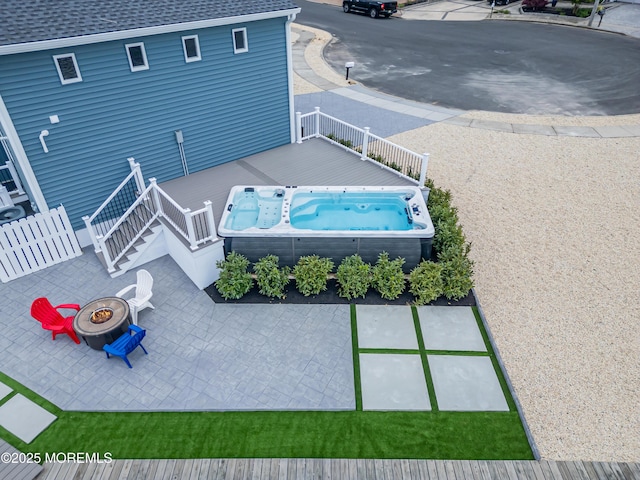 3 Toledo Dr, Brick, NJ 08723 - aerial view of a pool