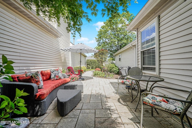 178 Loganberry Ln, Freehold, NJ 07728 - view of patio featuring outdoor lounge area