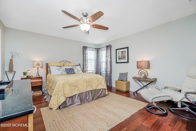 178 Loganberry Ln, Freehold, NJ 07728 - bedroom with wood finished floors and a ceiling fan