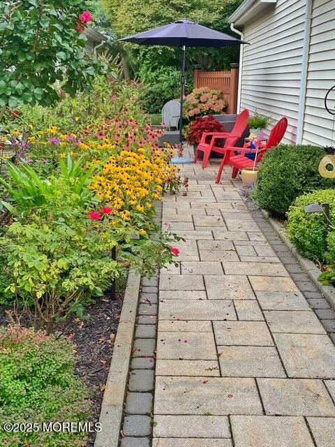 178 Loganberry Ln, Freehold, NJ 07728 - view of patio with fence