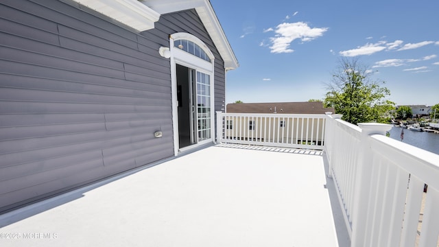 43 W Susquehanna Dr, Little Egg Harbor, NJ 08087 - balcony featuring a water view