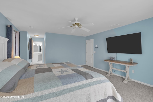 687 Princeton Ave, Brick, NJ 08724 - carpeted bedroom with baseboards and a ceiling fan