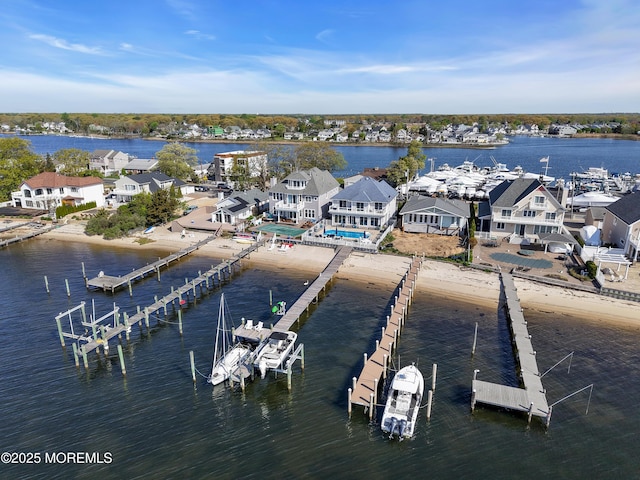 687 Princeton Ave, Brick, NJ 08724 - drone / aerial view of a large body of water