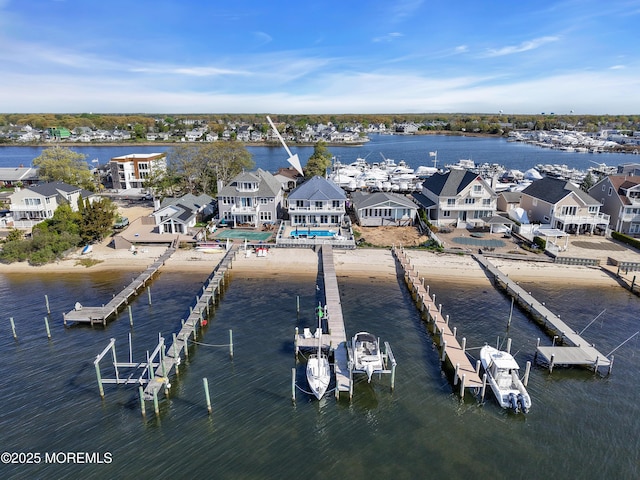 687 Princeton Ave, Brick, NJ 08724 - bird's eye view of a large body of water