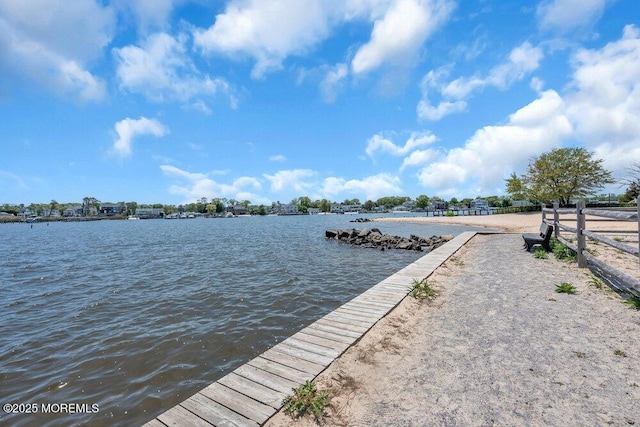 37 Bimini Rd, Brick, NJ 08723 - dock with a water view and fence