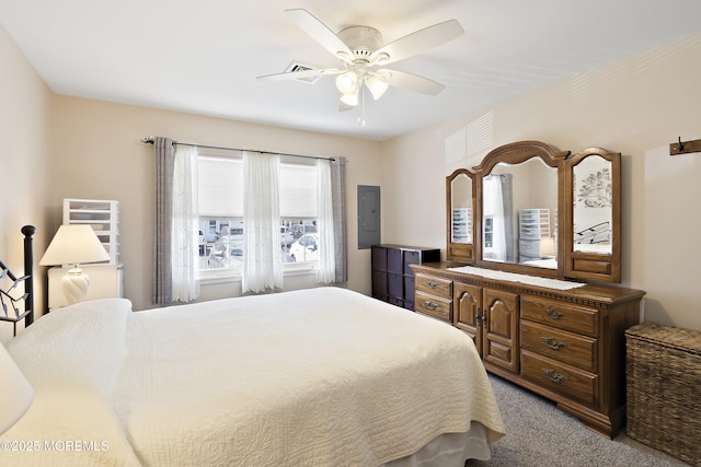 1154A Argyll Cir, Lakewood, NJ 08701 - carpeted bedroom featuring a ceiling fan